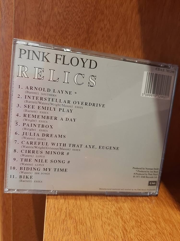 12inchLP／Pink Floyd：Relics Pink Floyd – Relics – Vinyl (LP, Compilation, Stereo), 1972