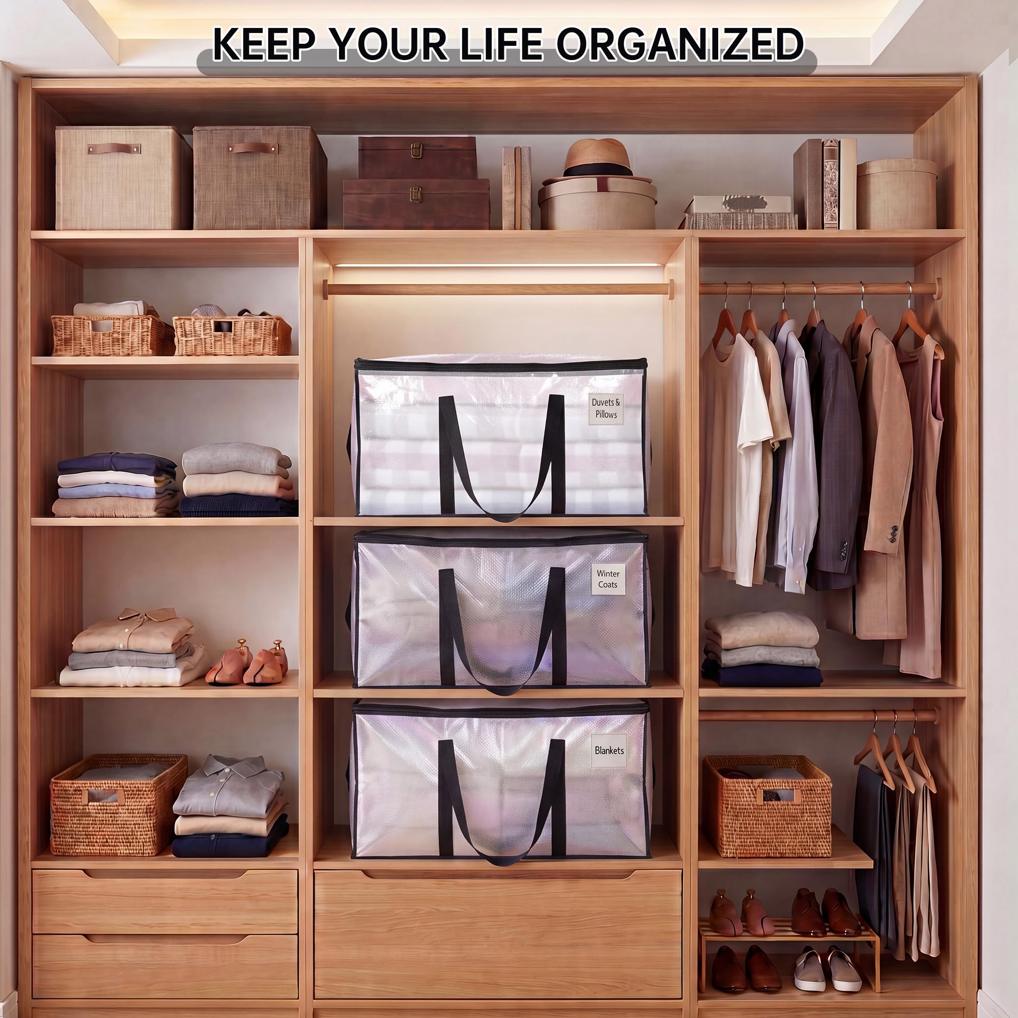 Extra Large Moving Bags - Durable Storage Containers -7 Extra Large Moving Bags - Durable Storage Containers -7