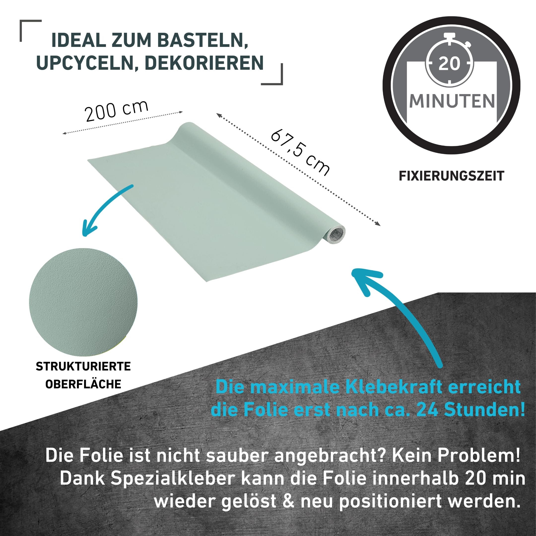 Venilia Möbelfolie selbstklebend – Bild 2