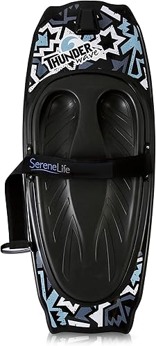 SereneLife Thunder Wave - Rodillera con correa y gancho para niños y adultos Rodillera universal para deportes acuáticos para canotaje,