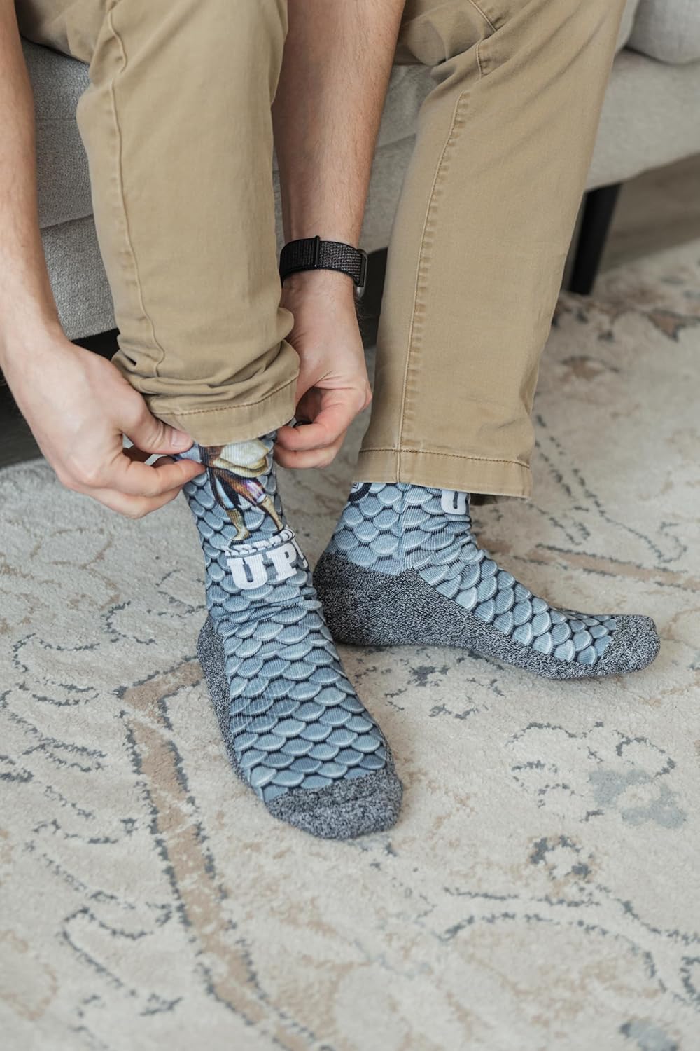 Men's – Christian Crew Socks for Men with Scripture | Moisture-Wicking | Christmas Gift Idea - Image 8