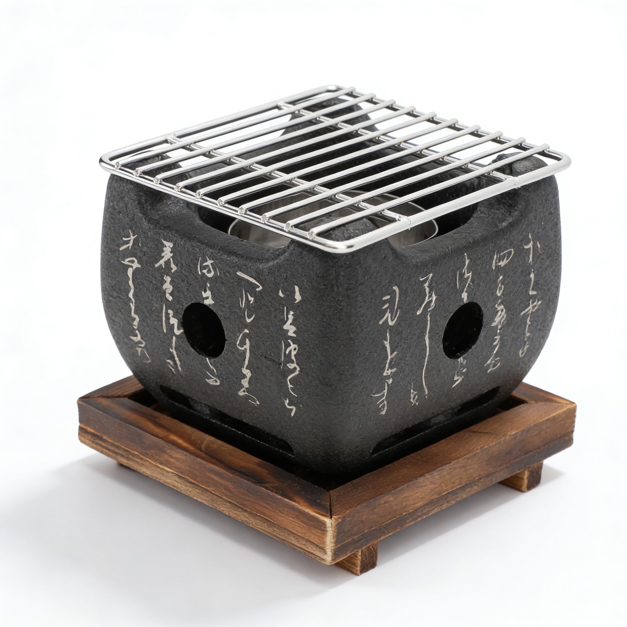 Fornello per Barbecue Portatile con Griglia per Barbecue Giapponese, Utensili da Giapponesi, Mini Fornello per Barbecue Portatile Multifunzionale a Riscaldamento