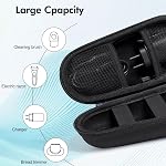Nincha Electric Shaver Case for Braun Series 3, 5, 7, and 9 Electric Shavers — Hard Shell EVA Travel Case — Protective Storage Case (Black)