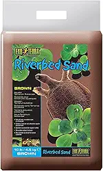 Exo Terra Areia de leito de rio, 4,5 kg, marrom