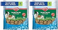 Vista 10 de Galletas de Kaytee Timothy, golosina horneada para conejos, cobayas y otros animales pequeños, sabor a manzana, 4 onzas