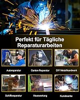 HAXIAOER 145A 3-in-1 Inverteres Hegesztőgép Gáz Nélküli Porbeles Huzalhoz - MIG/MMA/TIG Funkcióval, LED Kijelzővel, Szinergikus Huzaladagolá 7