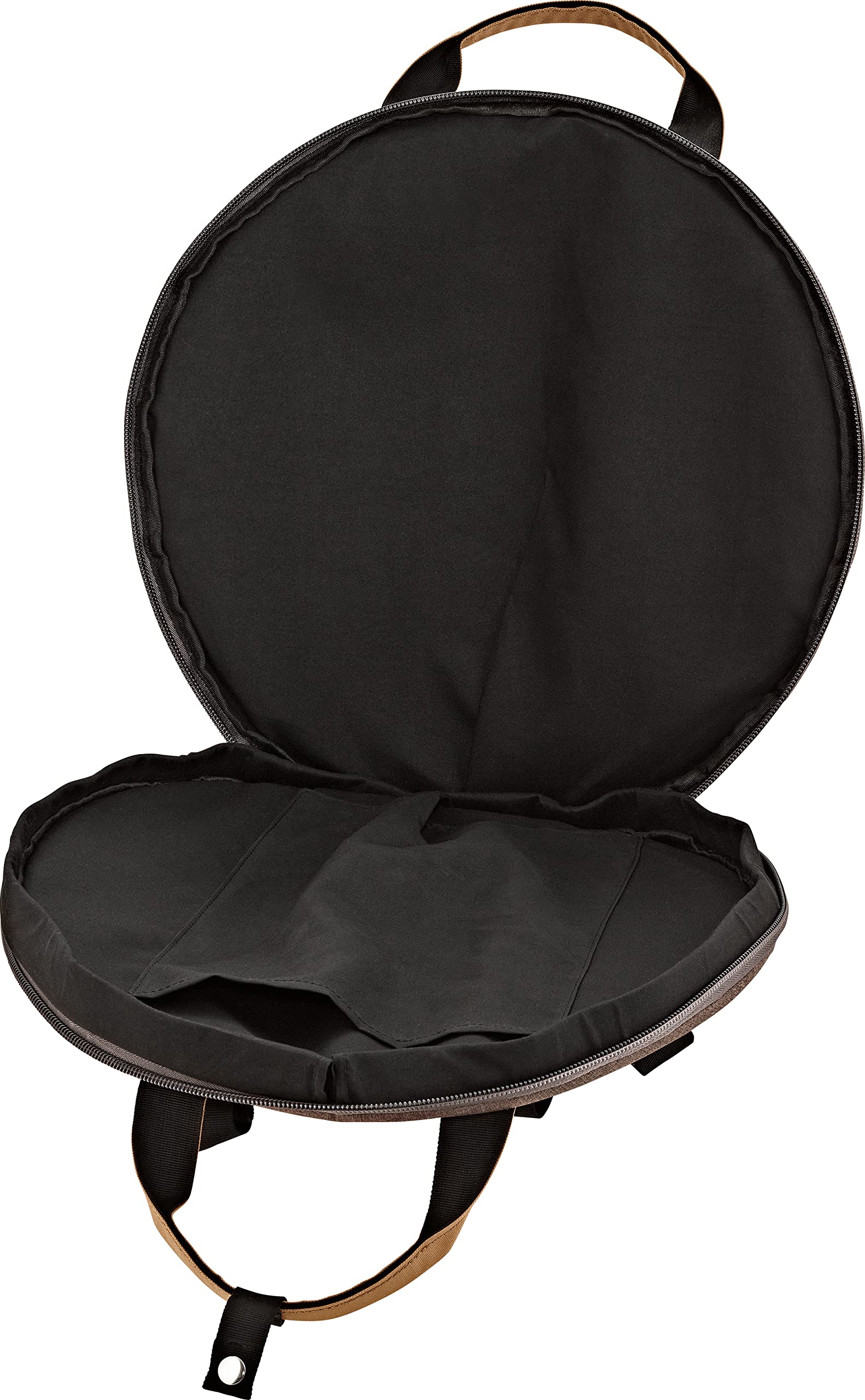 Sonic Energy Octave Steel Tongue Drum, D-Kurd, Schwarz (OSTD1BK) | Basston + 8 oktavierte Töne, 440 Hz, Durchmesser 15,7 Zoll, 40 x 40 x 16,3 cm, Inkl. Tasche und 2 Schlägel, Edelstahl