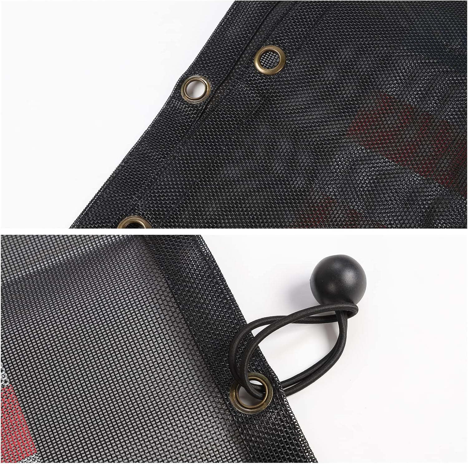 JeCar Bikini Top Mesh Sunshade Cover for 2018+ Jeep Wrangler JL JLU (Color Flag)