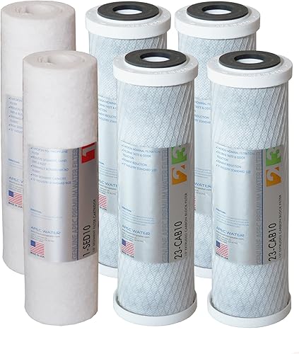 Miniatura 1 de APEC Water Systems Filter-SETX2 - Reemplazo de doble capacidad fabricado en Estados Unidos para sistema de ósmosis inversa Ultimate Series, 6