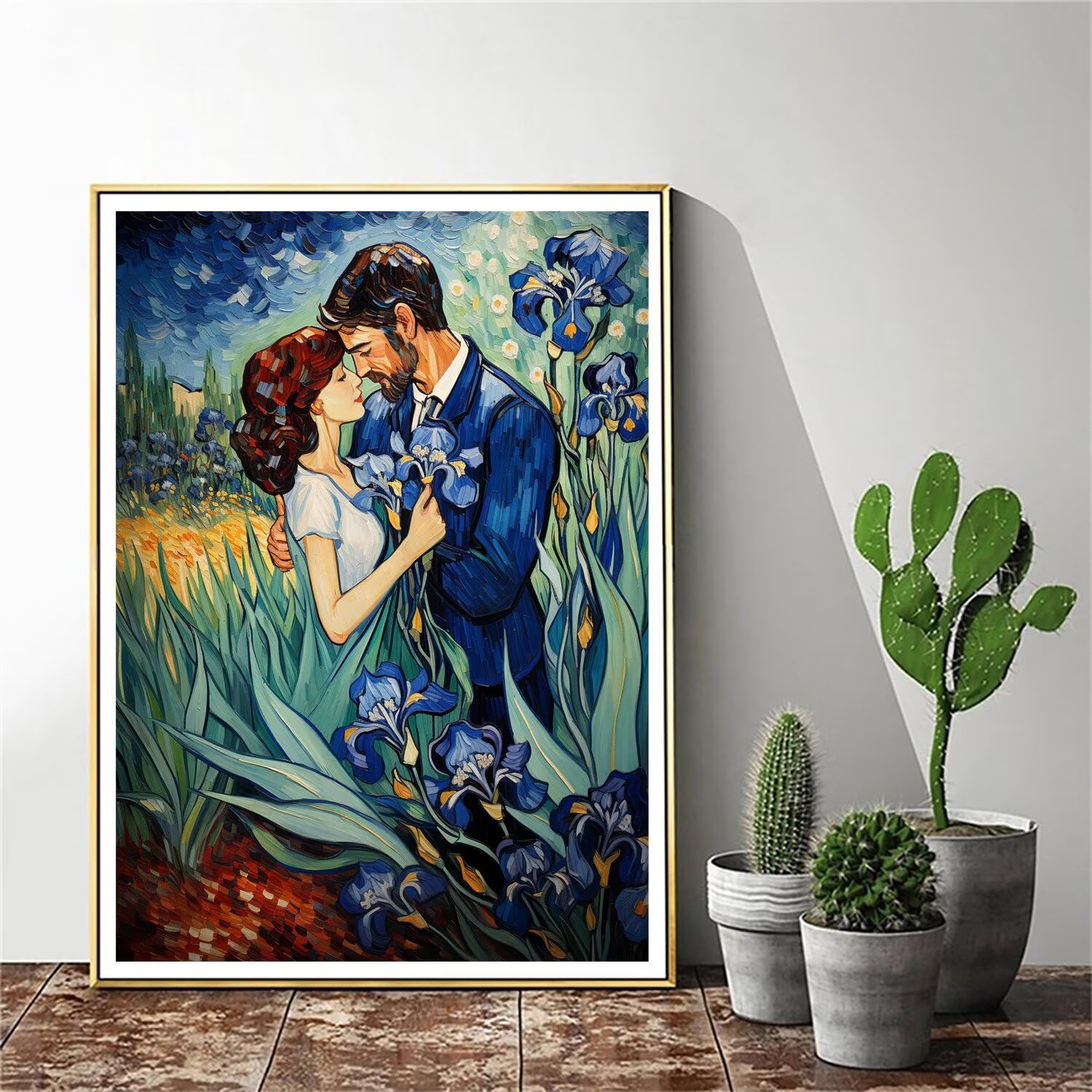 Pintar por Numeros Adultos pintar por numeros niños manualidades niños 10 años, DIY Pintar por Números de Pincel y Pintura acrílica Decoraciones para el Hogar Manualidades, sin Marco 60x80cm C-34