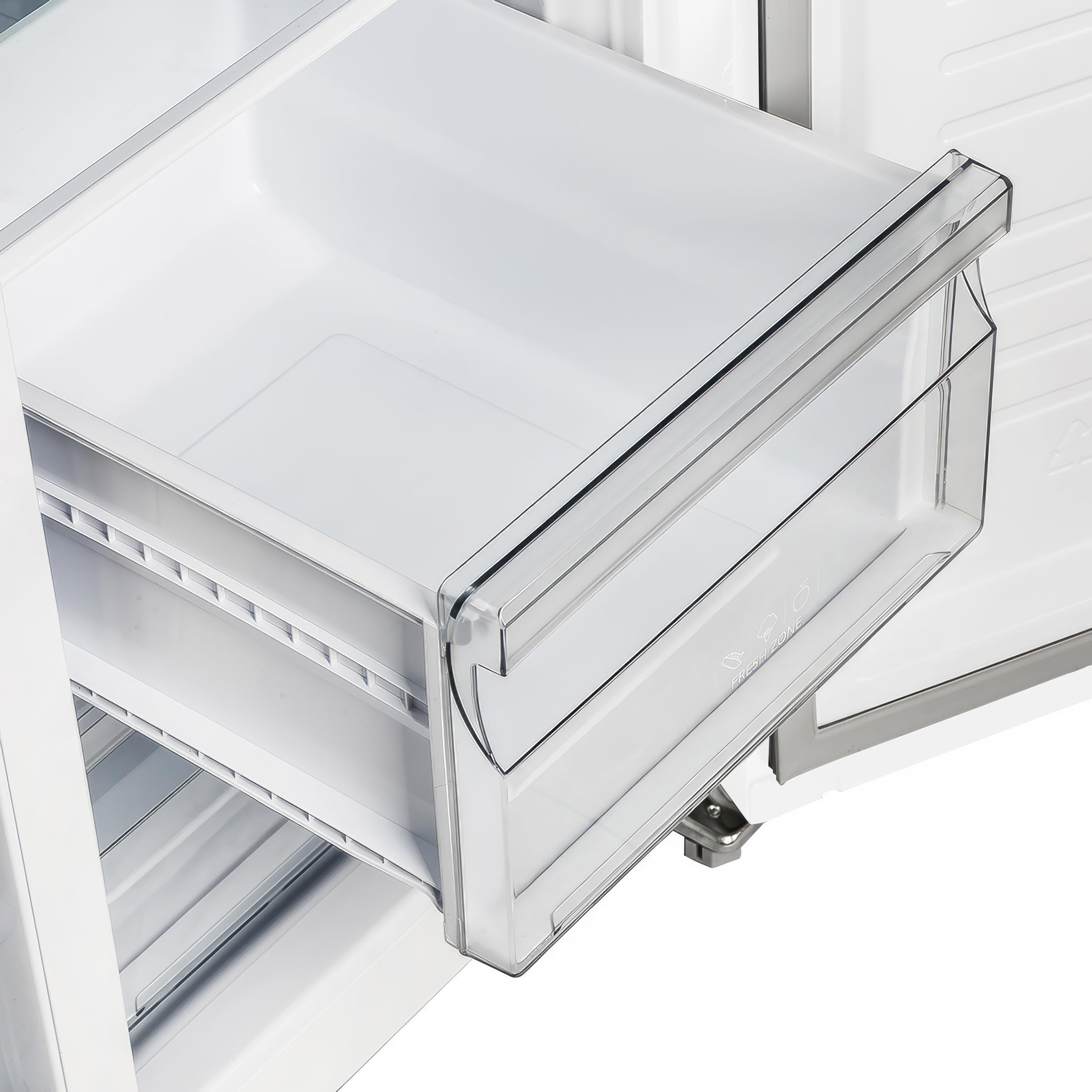 Forno Salerno 33-Inch Side-By-Side Refrigerator - 15.6 Cu.Ft. Refrigerator For Kitchen With LED Touch Control, Fast Cool, Fast Freeze, (White) on Fridge.com - View 5