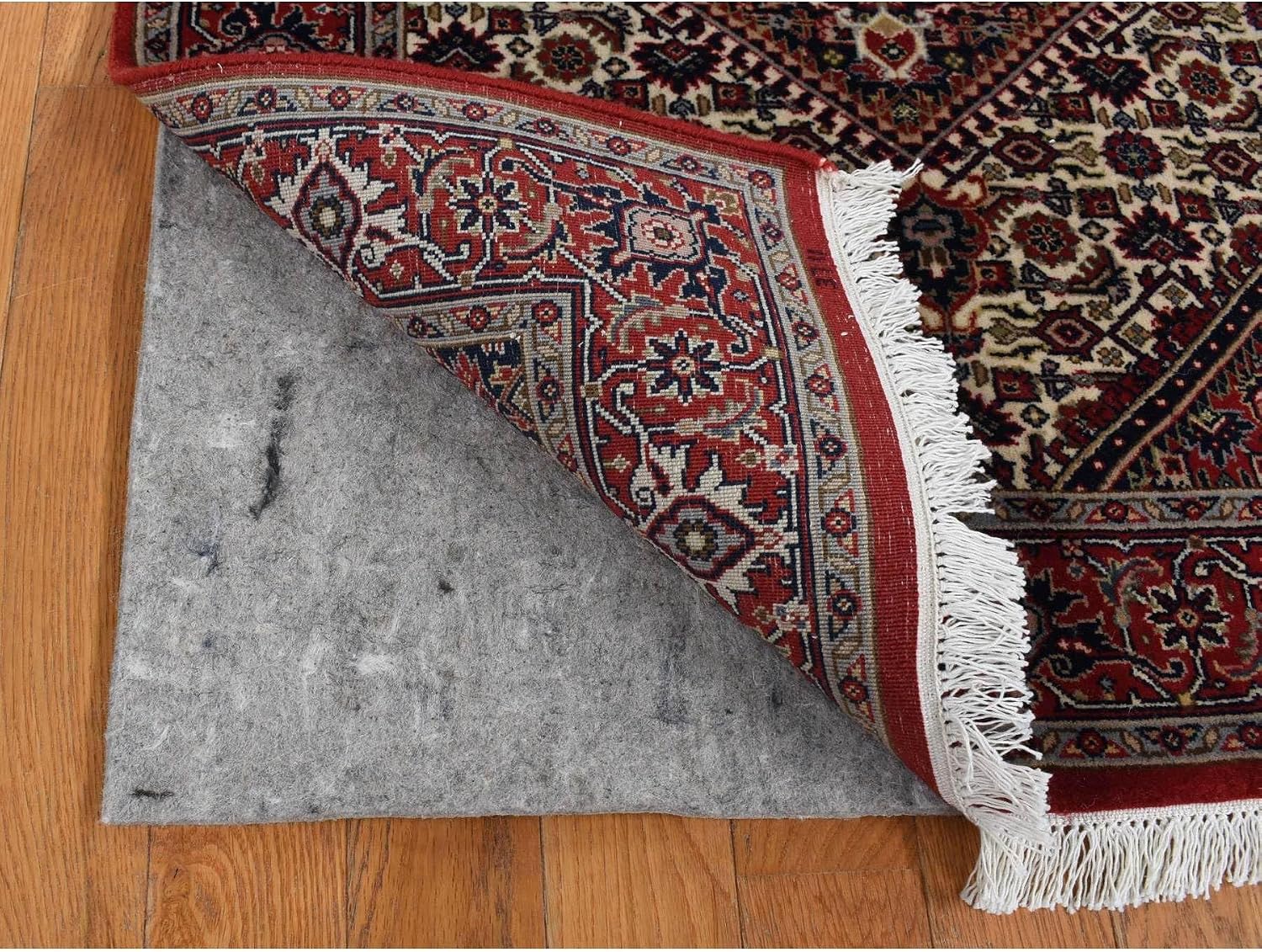 Ivory Hand Knotted 300 KPSI Hand Spun New Zealand Wool Bejar Mahi Runner Oriental Rug (2'9"x11'4")