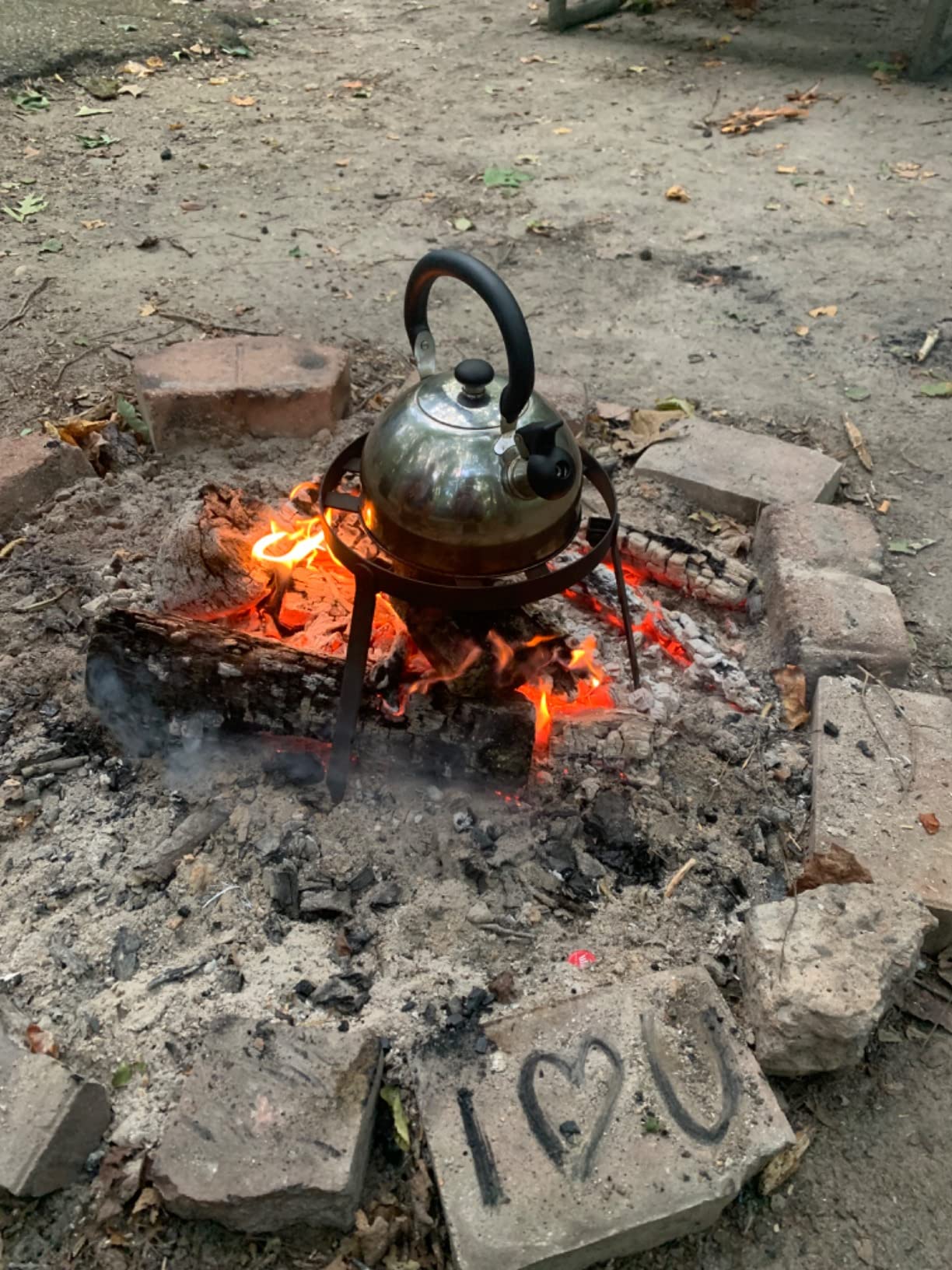 10/mo Finance Campfire Tripod Portable Over Fire Camp Grill for