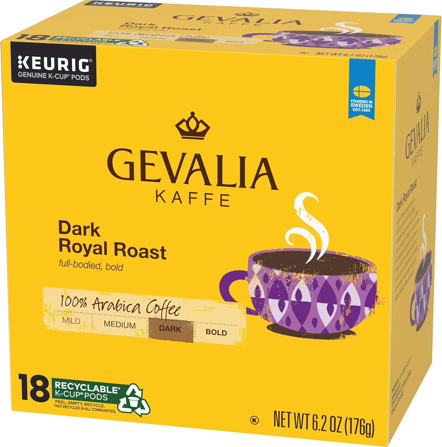 valia Dark Royal Roast K-Cup Pas