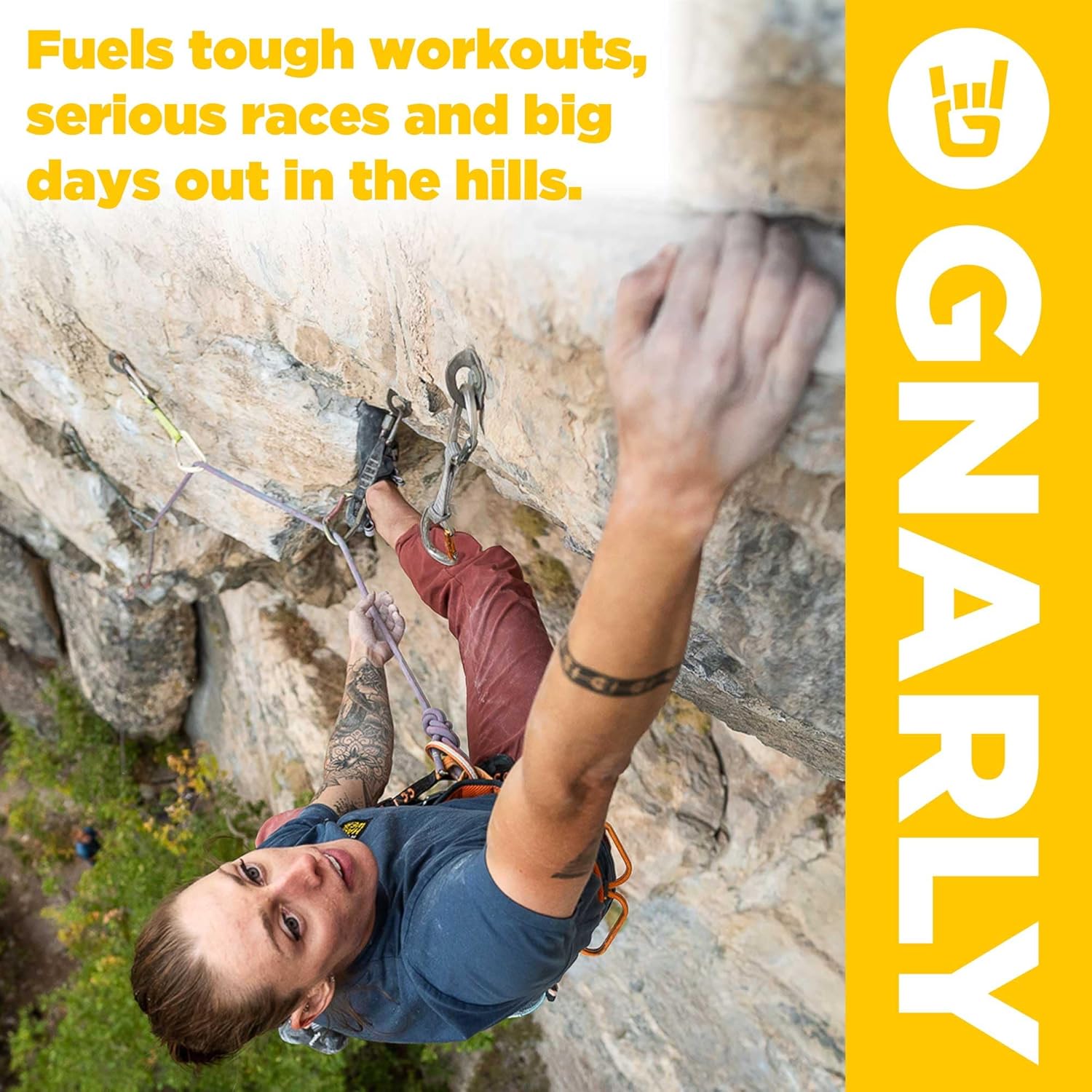 Gnarly Nutrition Hydrate Electrolyte Powder – Lemonade Exercise Hydration Drink Mix – NSF Contents Certified – Electrolyte Solution, Performance & Recovery – Lemonade, Box of 20 Stick Pack