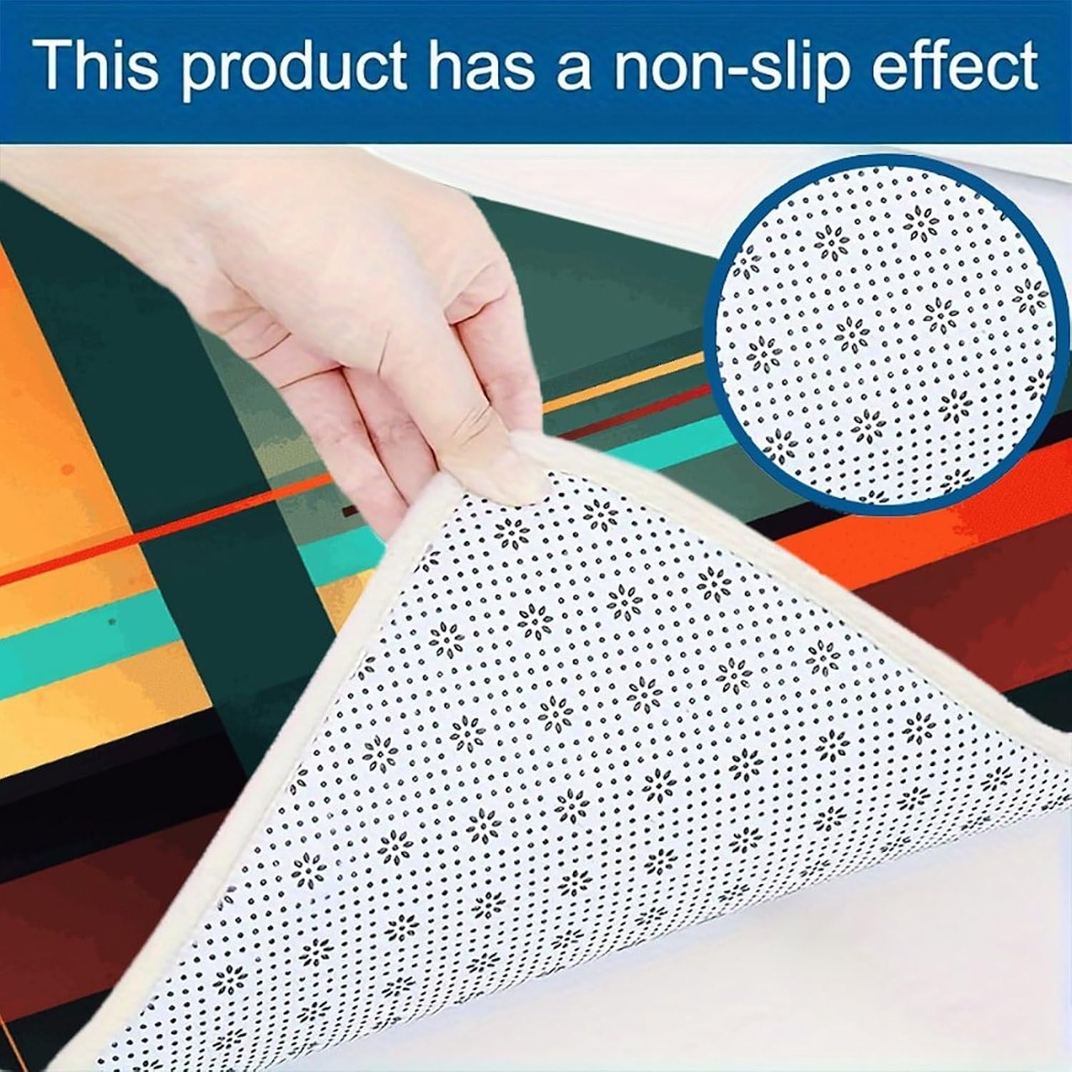 Blocks Kitchen Mats for Floor 3 Pcs Kitchen Rugs