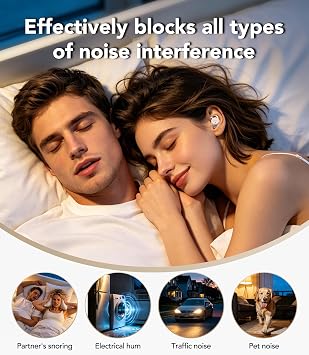 MINISO MS217 Sleep Earbuds, Mini in-Ear Design for Side Sleepers, Real-Time AI Translation, 165 Languages & 9Translation Mode, Clear Calls and Music, Bluetooth 6.0, Ideal for Sleep/Work.Pink