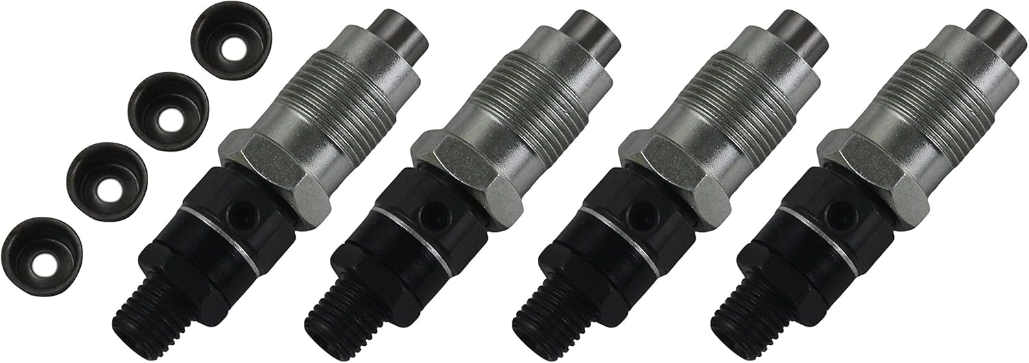 RAREELECTRICAL Fuel Injector Set Of 4 Fits Kubota Kx121-2 Kx161-2 U45s L3600dt L3710dt L4200dt L4300f L4310dt L4330dt L45 M4700 R510b R520s Kjt210vx Replaces 16454-53903 Stens 1903-3021Q4