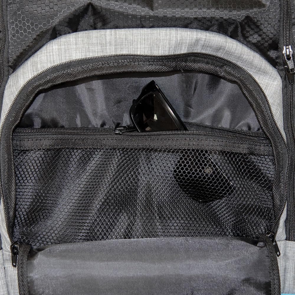 YAMAHA Standard Backpack Motorcycle Powersports Track Riding Back Pack Officially Licensed - Grey/Black, 15l