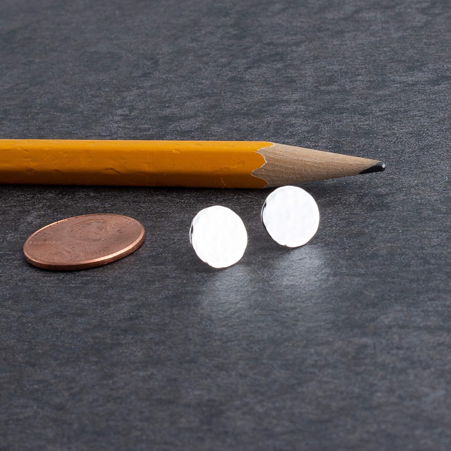 Sterling Silver Tiny Disc Post Stud Piercing Earrings for Cartilage Tragus Helix Multiple Piercing Hypoallergenic Jewelry for Women