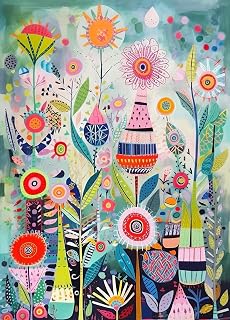 Jigsaw Puzzles for Adults 1000 Pieces, Flower Letter on Back Interlock Perfectly No Dust, Home Decors Family Challenge Toys for Men Women Elders Seniors (27.5"x19.6"), 1:1 Poster