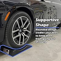 Vista 3 de Maxsa 37353 rampas de ahorro de neumáticos Park Right para prevención de aplanamiento y ponchado de neumáticos y almacenamiento de vehículos