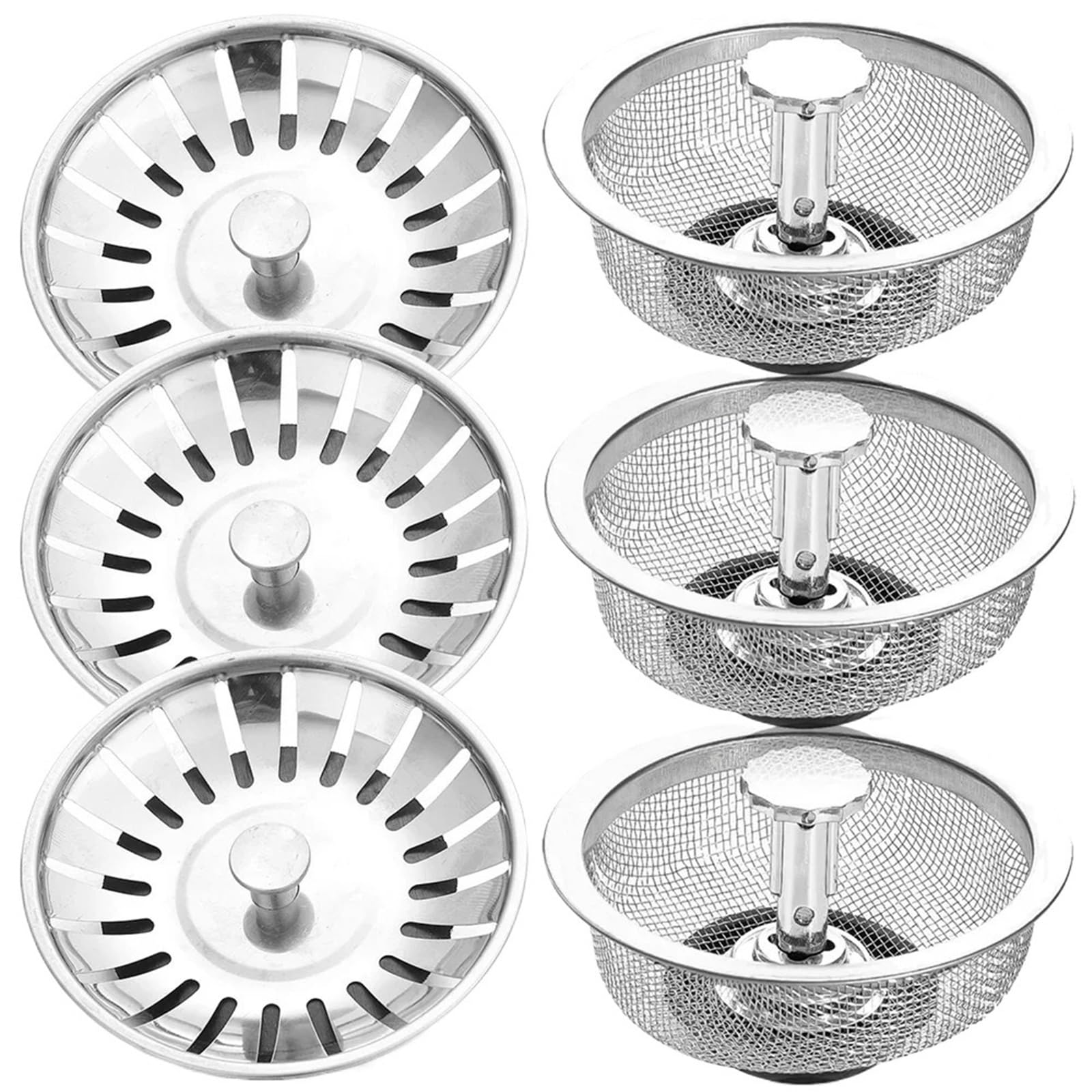 Sink Strainer Waste Handle Equipped Sink Drain Basket