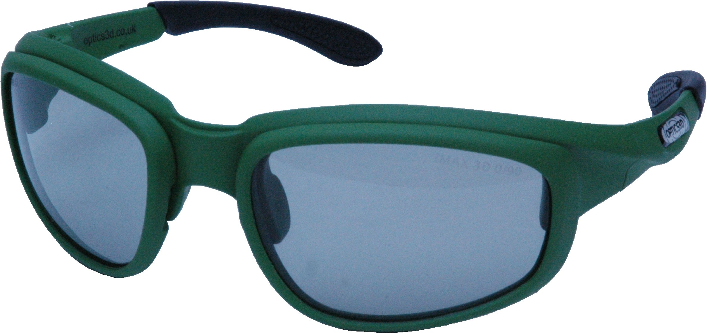 Gafas 3D Lineal (0/90) Verde para sistemas de vídeo en relieve 2