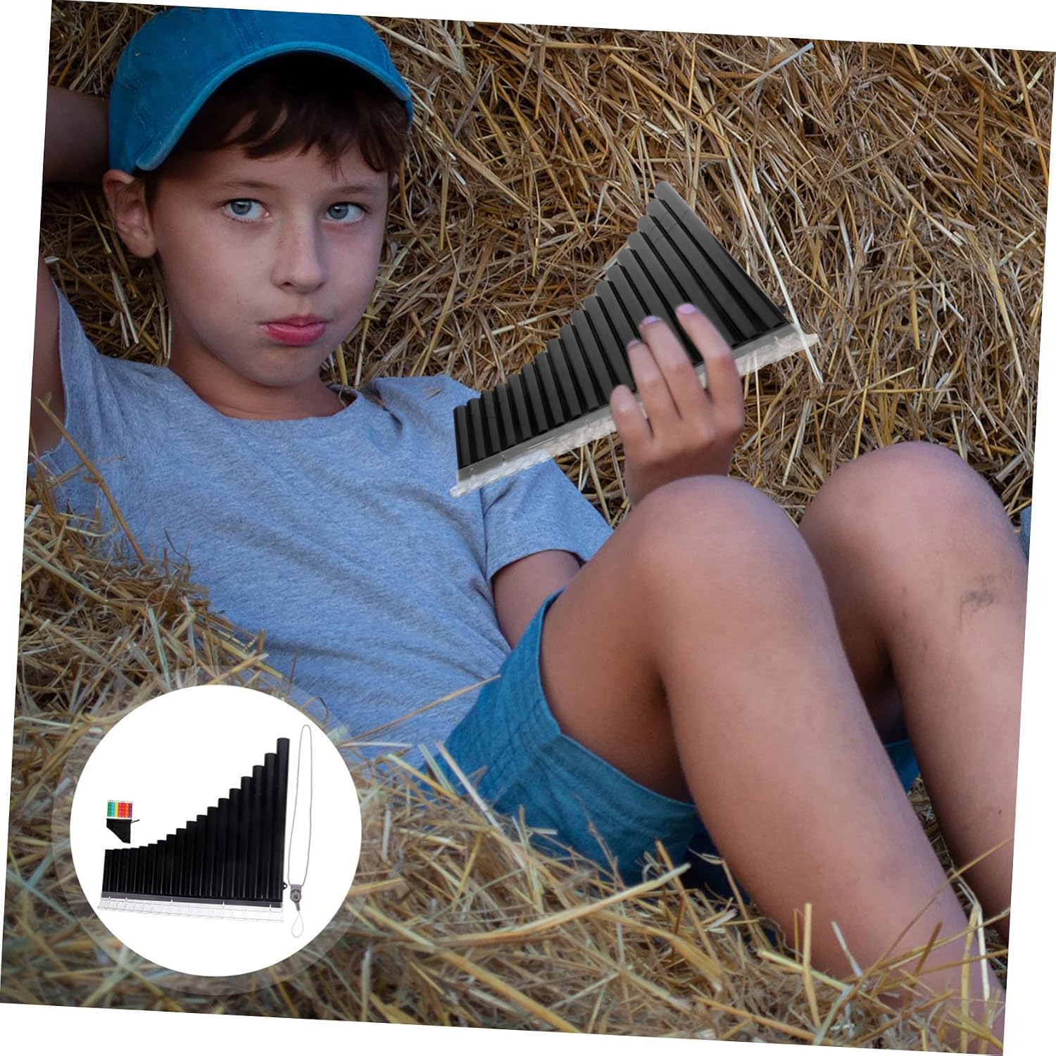 UPKOCH Key Pan Flute for Beginners High-grade Abs Resin Portable Woodwind Instrument with Precise Tone Musical Friends and Family