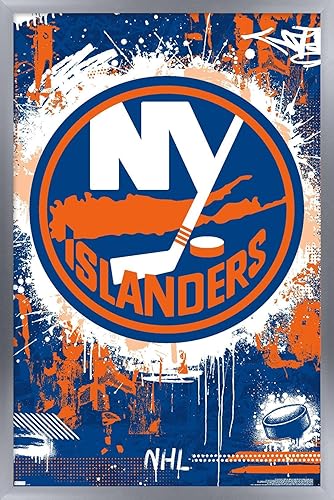 Miniatura 10 de Trends International NHL New York Islanders - Póster de pared con logotipo Maximalist 23