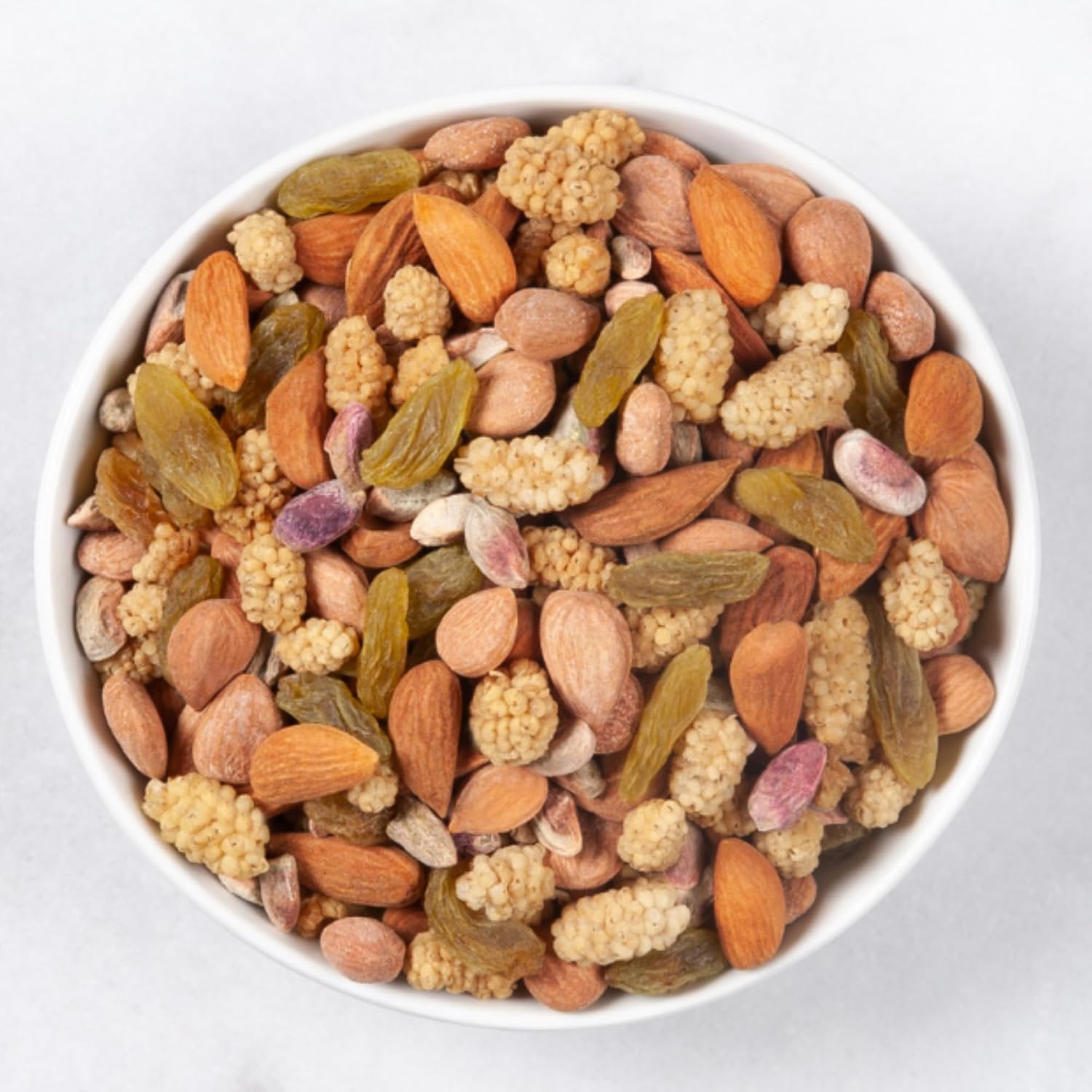 Ziba Foods Trail Mix - Sweet Apricot Kernels, Mulberries, Raisins, Almonds & Pistachios - Non-GMO, Vegan, Whole 30 Friendly & Paleo - High in Fiber, Iron & Antioxidants | Sweet & Savory Snack, 2.2 lbs