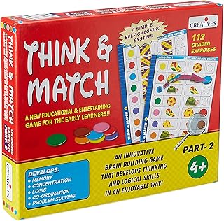 لعبة تعليمية فكر ووصل 2 من كرييتفز – متعدد الألوان، طفل