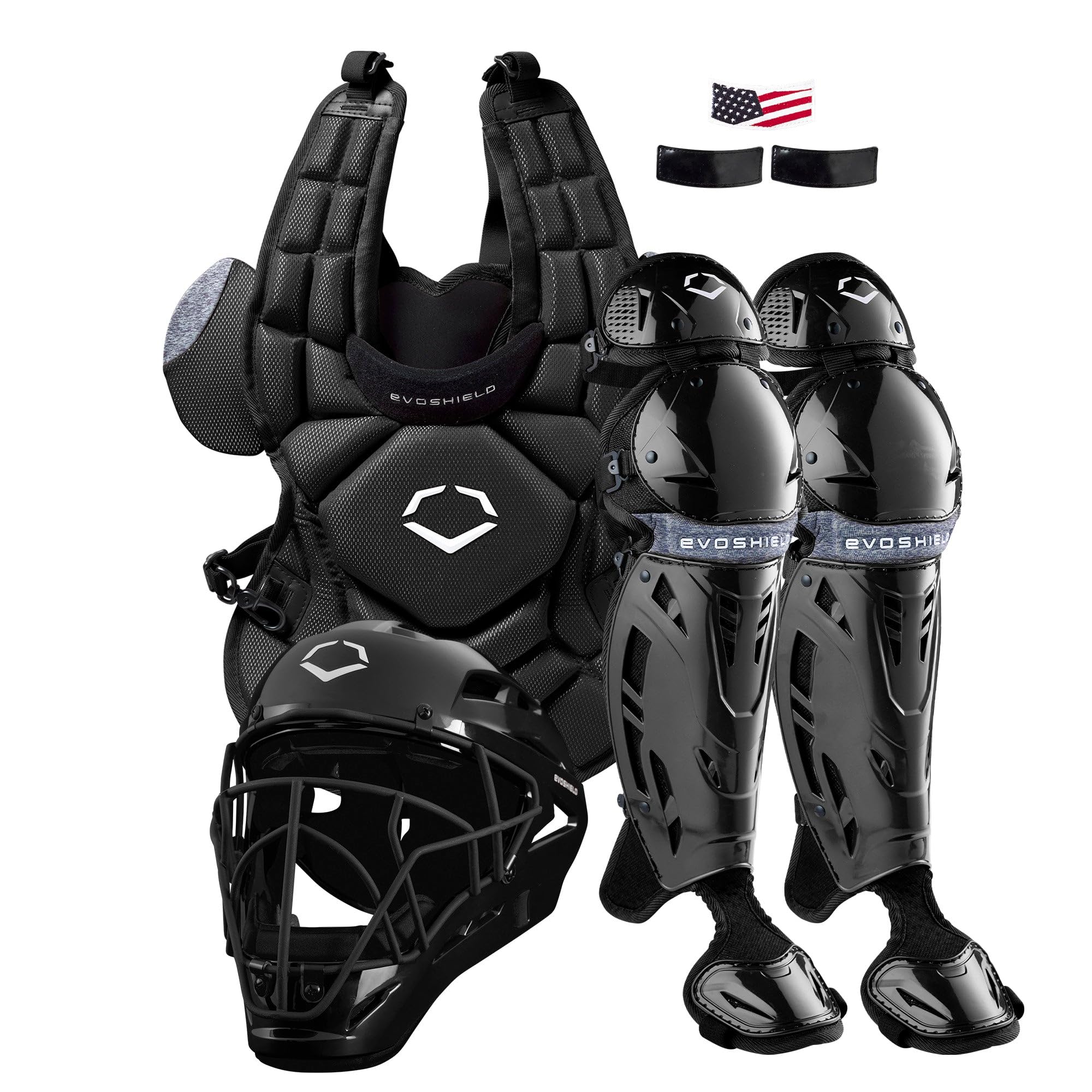 Amazon.com : EvoShield SRZ-1™ Fastpitch Catcher's Gear Kit- Black
