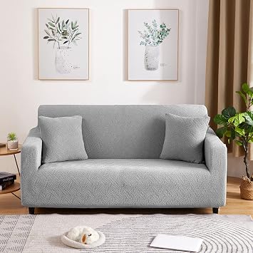 Sofa Cover for Sectional Couch, Slipcover for Sectional Couch with Chaise, Couch Cover Sectional L Shape, Couch Slipcover Stretch Soft 360 All Inclusive for Four Seasons