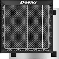 Dofiki Acél Méhsejt Munkaasztal 235x235mm - Ender 3 V2/Pro 3D Nyomtatókhoz - Lézer Gravírozó Alaplap Mágnesezhető Felülettel és 10 Rögzítőtű 1