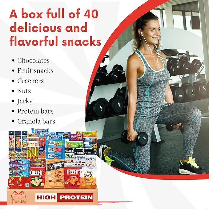 Jumbo Jumble Caja de Snacks Proteicos 40 Unidades miniatura 3