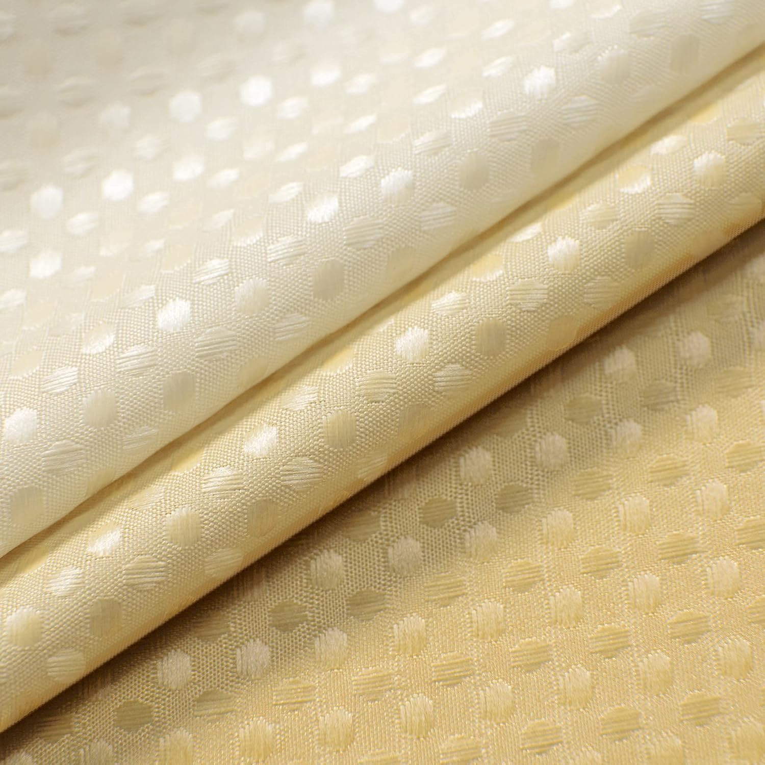 Mrs.Naturall Shower Curtain Gold Accents Bathroom Sets with Hooks Glam Luxury Waffle Fabric Waterproof Autumn Fall Shower Curtains White and Yellow Light Gold