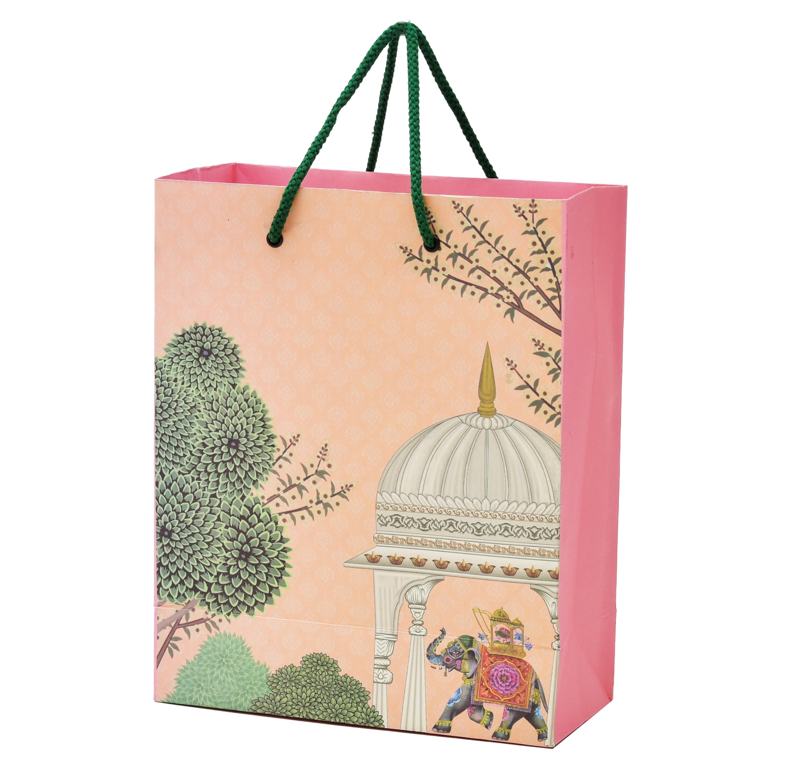 PPJ ® - WEDDING MAHAL ELEPHANT (PINK) (10 Pcs.) PAPER CARRY BAG, 10 Inch X 8 Inch X 4 Inch for WEDDING/DIWALI/FUNCTION/ENGAGEMENT/RETURN GIFTS/GIFTS Pack of 10) (B0CMJ5PBYK) Amazon Price History, Amazon Price Tracker