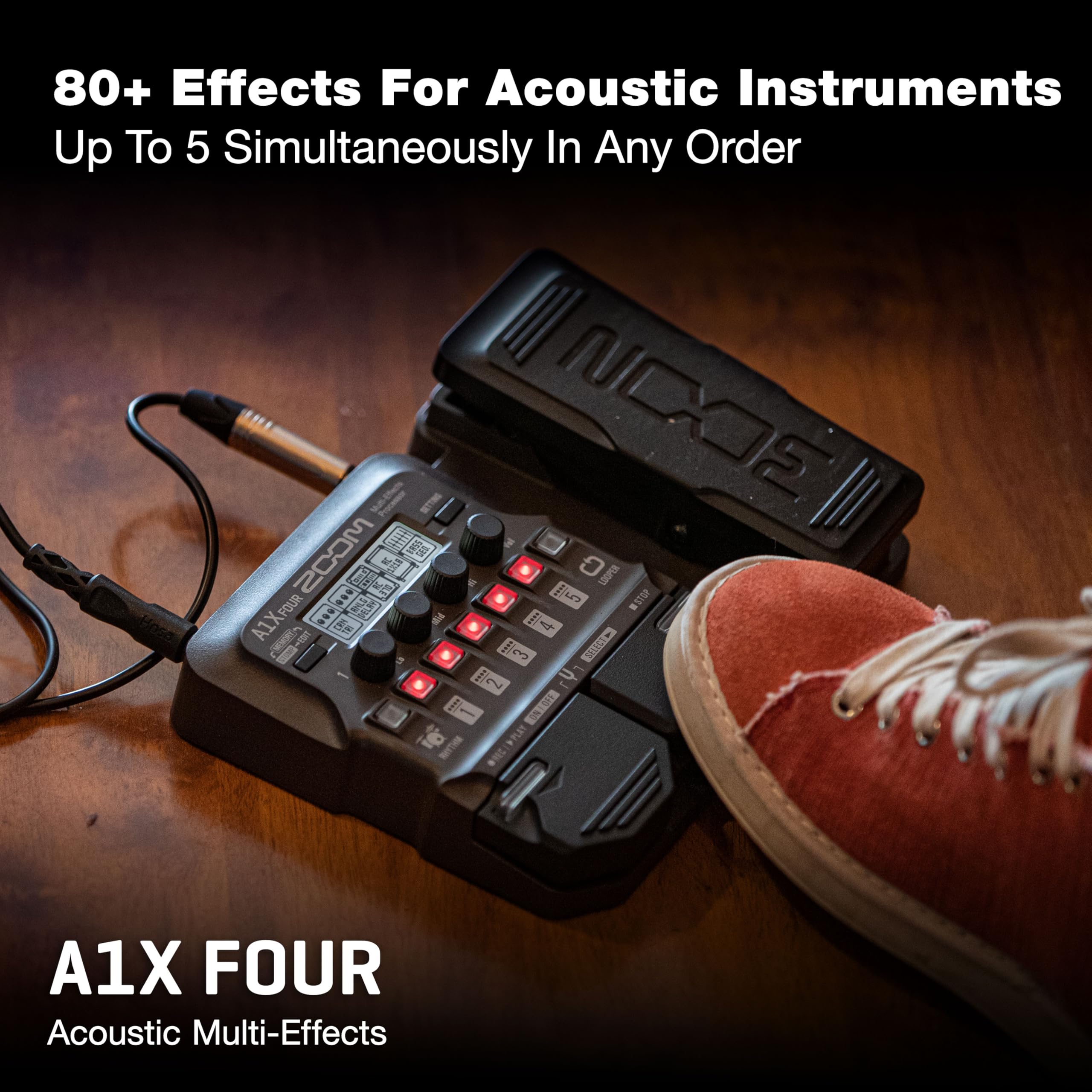 Amazon.co.jp: Zoom A1X FOUR 音響楽器 マルチエフェクト プロセッサ