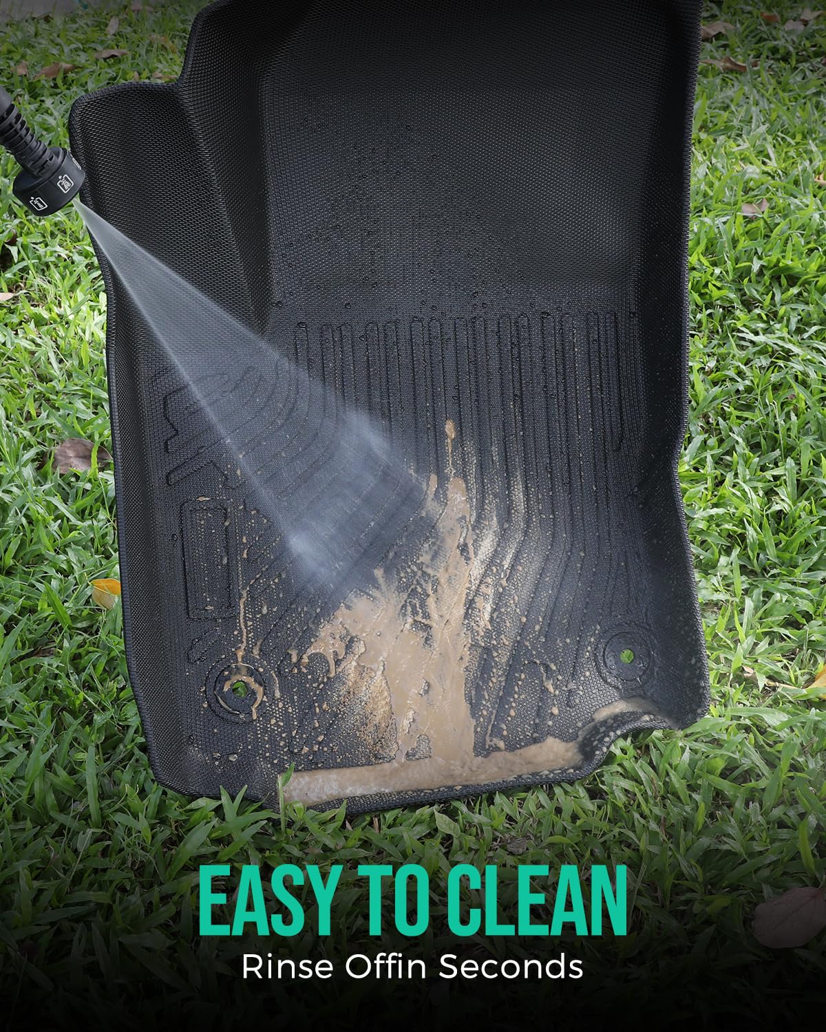 Car Floor Mats for Chevy Equinox for Gmc Terrain 2018 2019 2020 2021 2022 2023 2024 All Weather — view 8