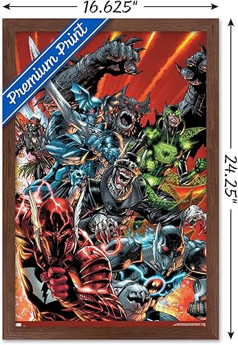 Miniatura 22 de Trends International DC Comics The Batman Who Laughs - Póster de pared grupal, 22.375 x 34 pulgadas, versión enmarcada en negro Versión enmarcada