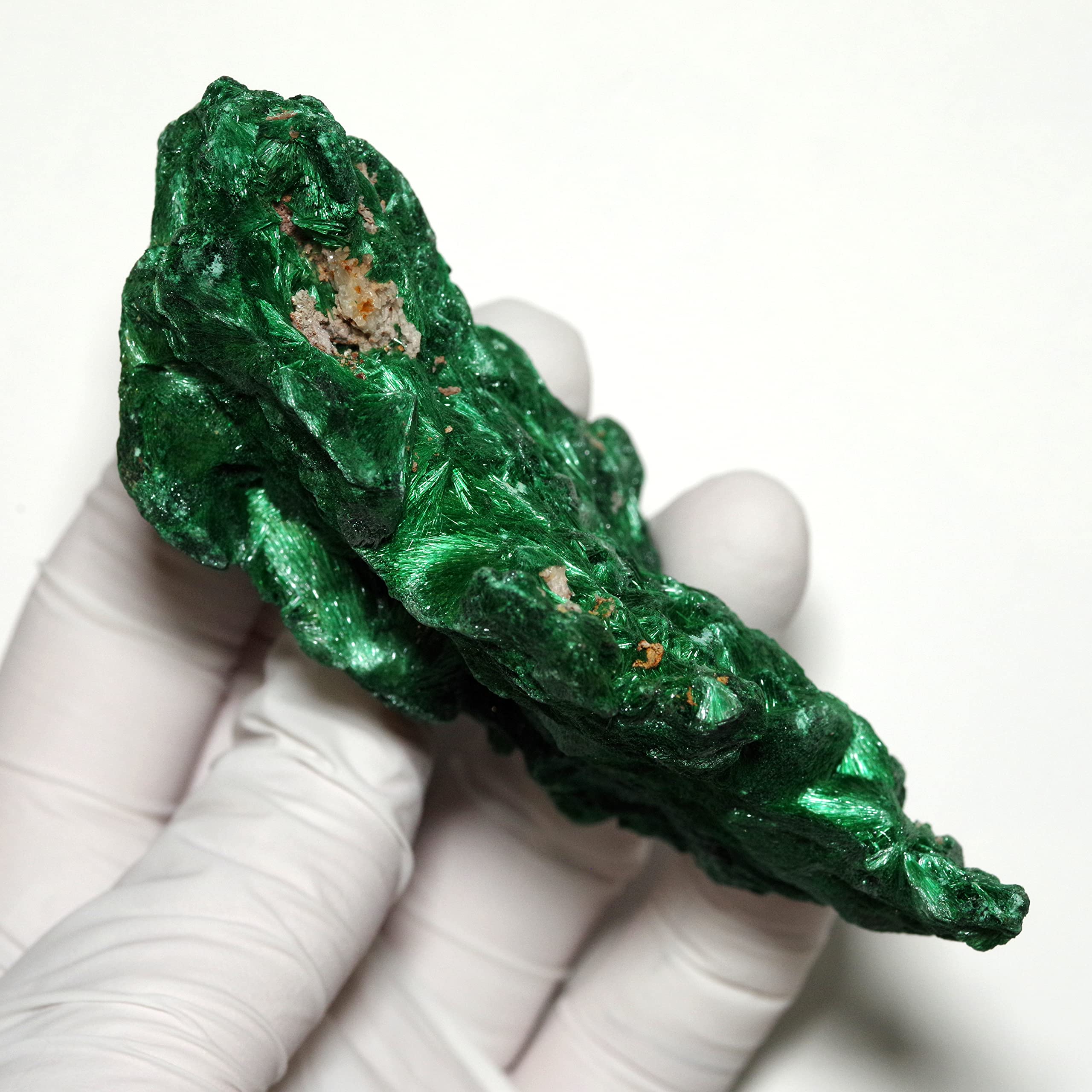 Amazon | [N2 stone Natural] 天然鉱物 孔雀石 (マラカイト/fibrous