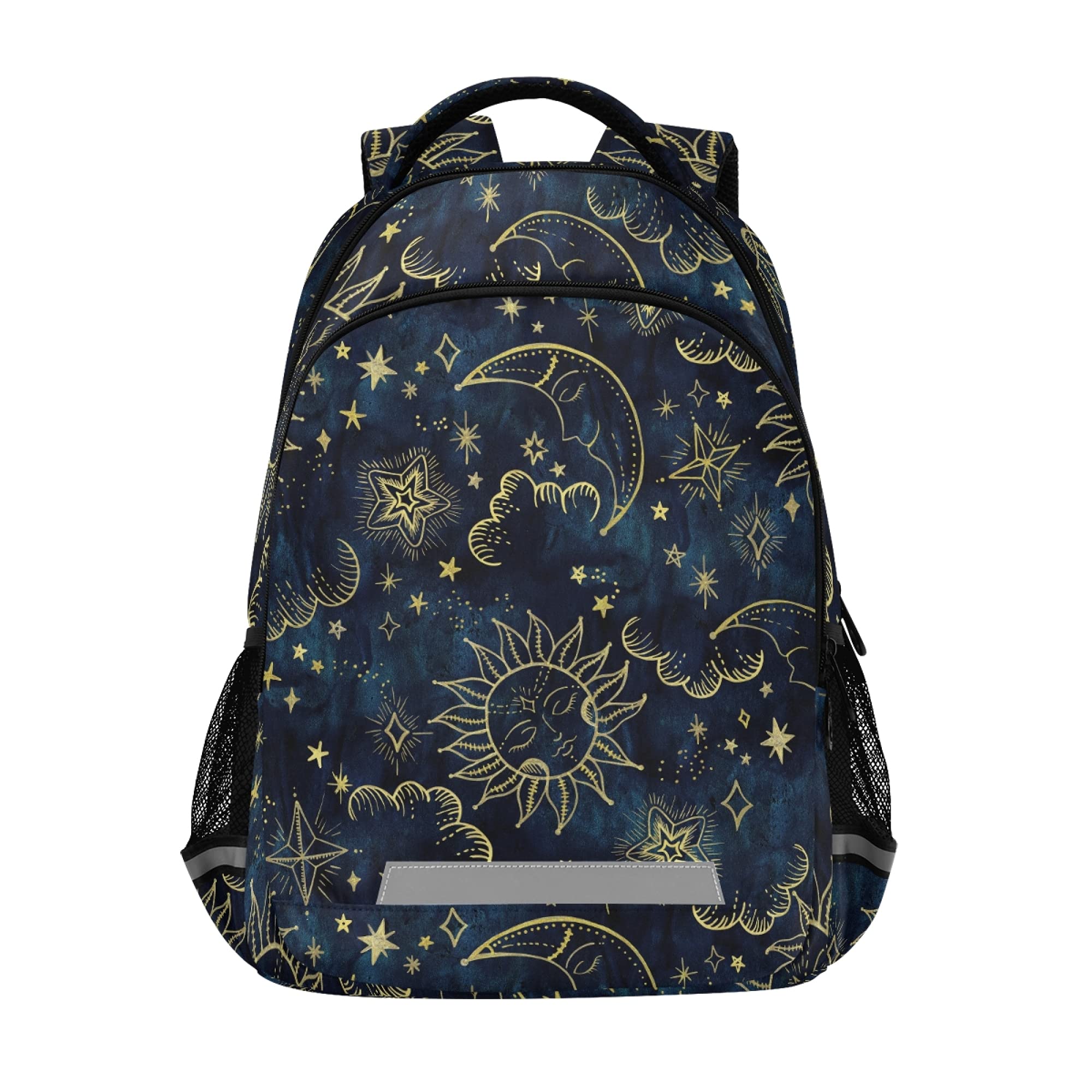 ALAZA Sun Moon Boho Cosmos Astrology Backpack Purse for Women Men Personalized Laptop Notebook Tablet School Bag Stylish Casual Daypack, 13 14 15.6