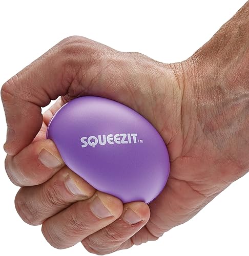 Miniatura 5 de Unique Sports Pelotas Squeeze-It para terapia de codo de tenis - 3 niveles de resistencia rojo