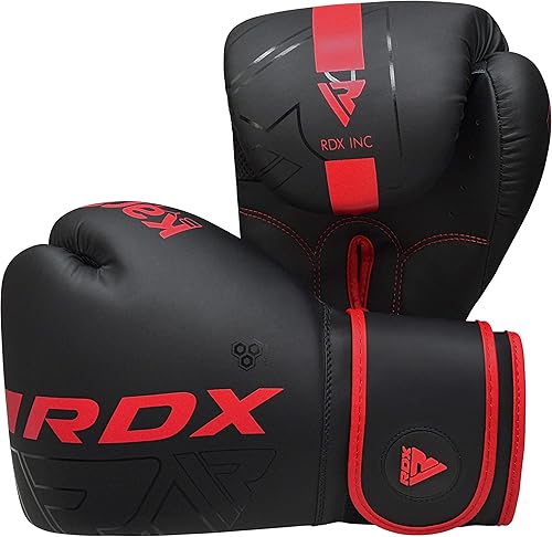 Miniatura 7 de RDX - Guantes de boxeo y pelea Muay Thai, cuero Maya Hide, Kara, Patente Pendiente, para entrenamiento, Kickboxing, saco de boxeo, MMA, Thai Pad,