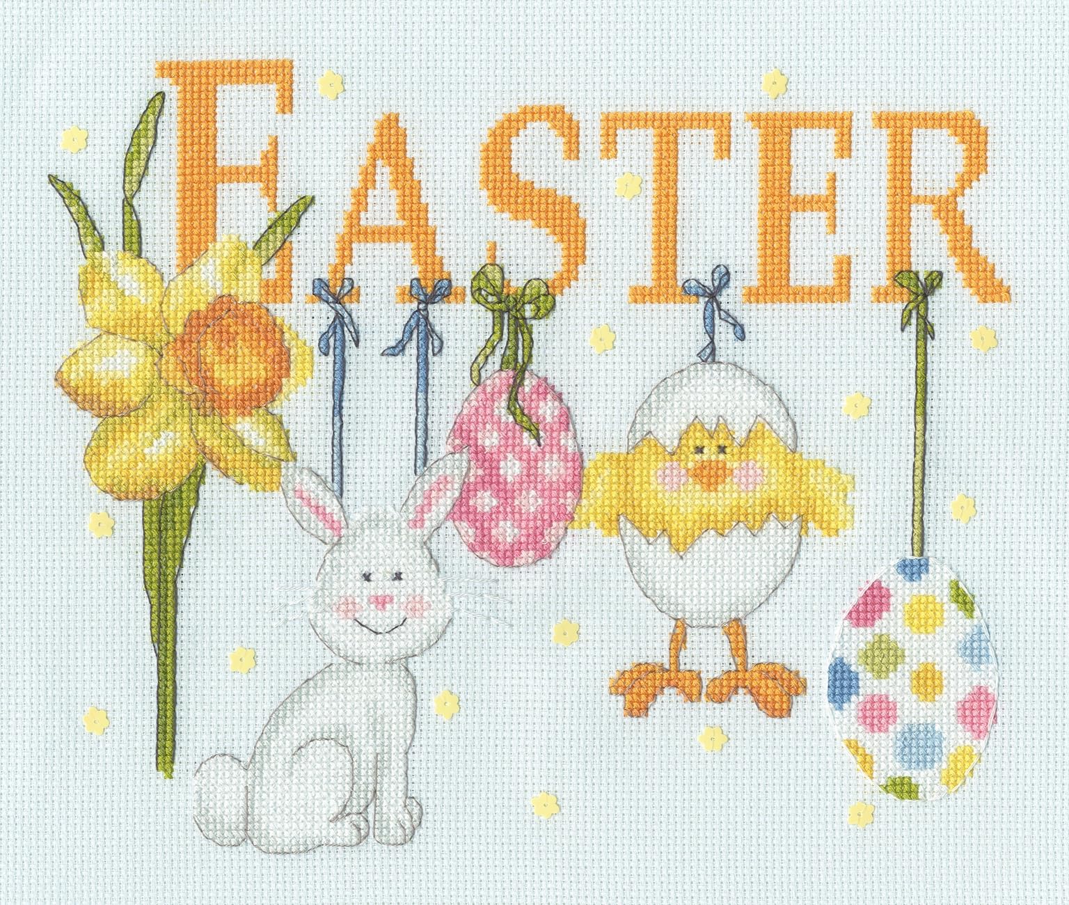 Bothy Threads Multi Counted Cross Stitch Kit - It Must Be Easter