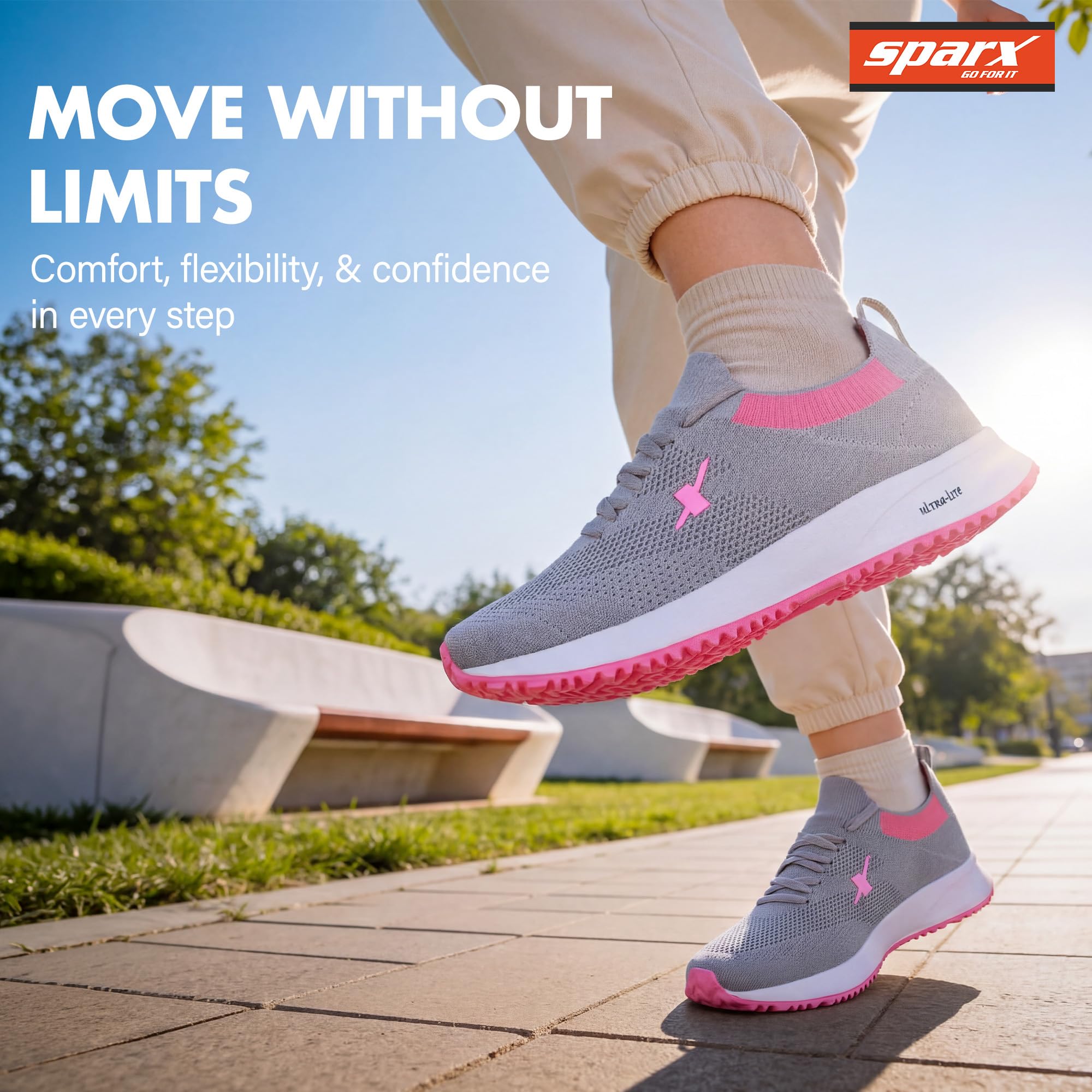 Sparx Tenis de correr Sx0167l para mujer