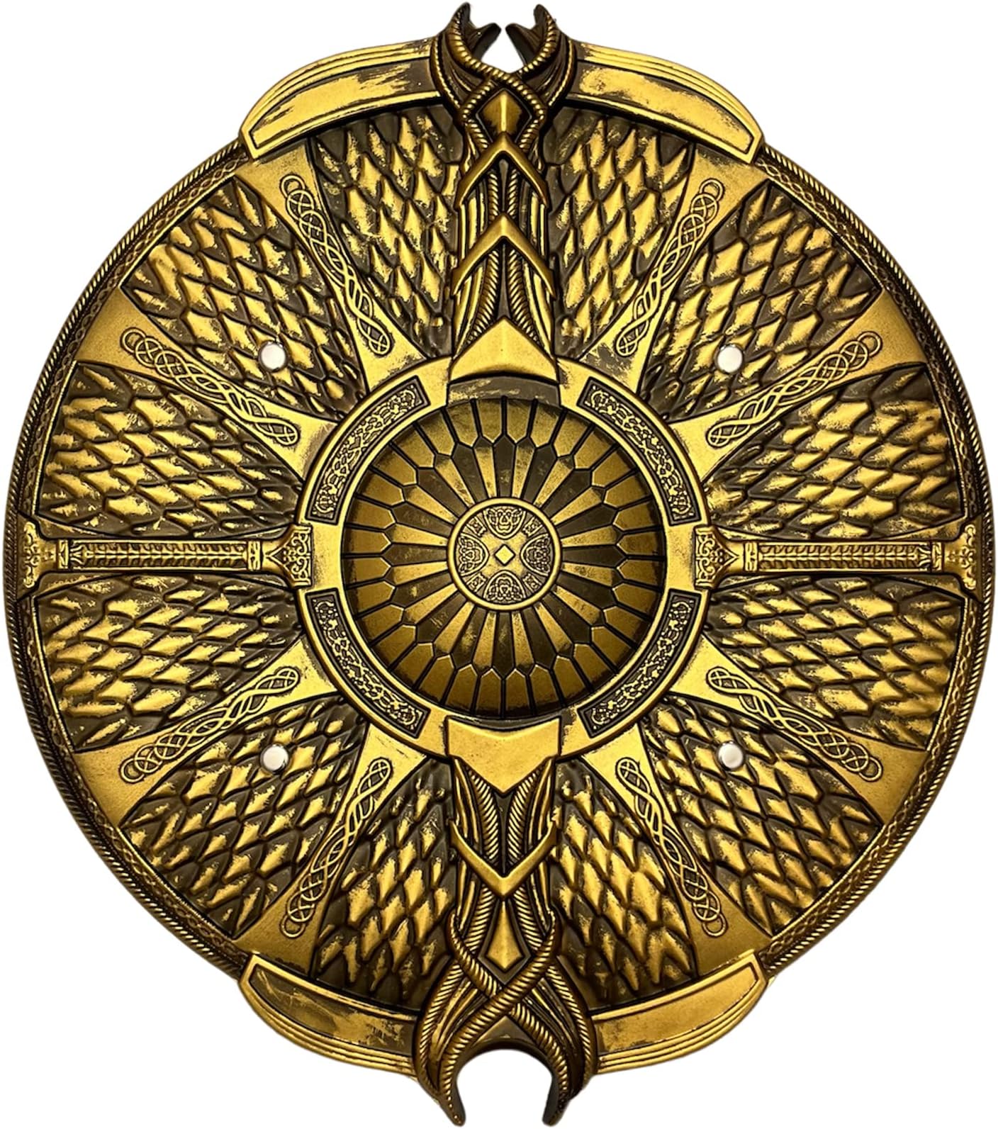 LALAPORT Fantasy Medieval God War Guardian Kratos Foam Shield for Video Game, Cosplay Costume Prop, LARP, Collection, Gift