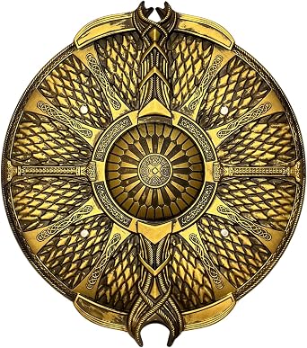 Fantasy Medieval God War Guardian Foam Shield for Video Game, Cosplay Costume Prop, LARP, Collection, Gift