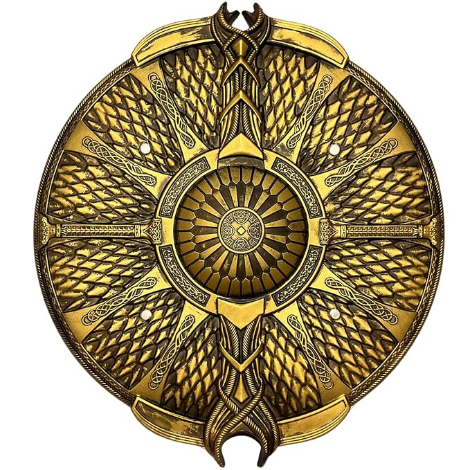 Fantasy Medieval God War Guardian Foam Shield for Video Game, Cosplay Costume Prop, LARP, Collection, Gift